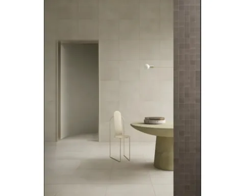 MIRAVA Feinsteinzeug Wand- und Bodenfliese MANHATTAN Ivory 60 x 60 x 0,9 cm matt rektifiziert