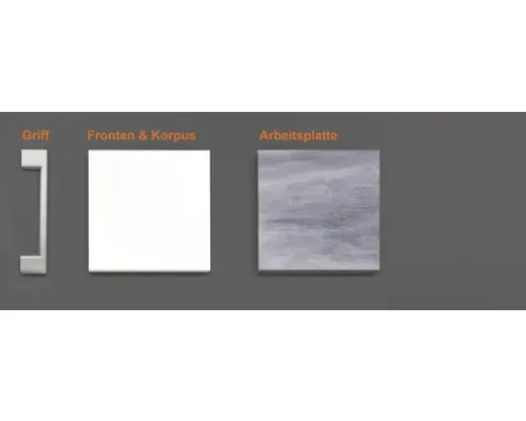 Musterpaket Küchenzeile LUCCA 190 x 170 x 70 mm