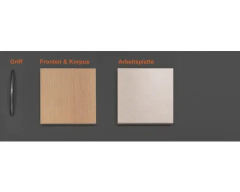 Musterpaket Küchenzeile NANO 190 x 170 x 70 mm