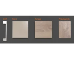 Musterpaket Küchenzeile NEPAL 190 x 170 x 70 mm