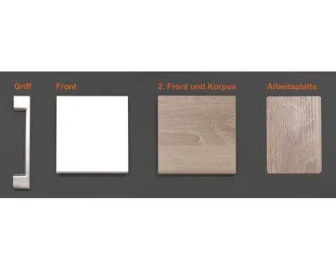 Musterpaket Küchenzeile SAMOA 190 x 170 x 70 mm