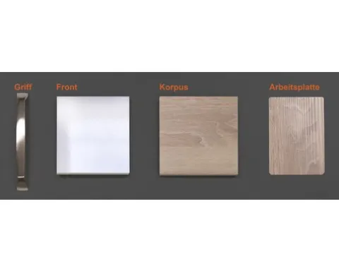 Musterpaket Küchenzeile VALERO 190 x 170 x 70 mm