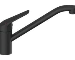 Niederdruckarmatur Einhebel Küchenarmatur ENIF schwarz matt 350746