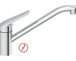 Niederdruckarmatur Einhebel Küchenarmatur ENIF chrom glänzend 350745