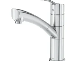 Niederdruckarmatur mit Handbrause Lenz Nexo chrom glänzend 41140302
