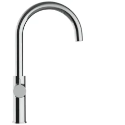NIEDERDRUCK 3 Wege Wasserhahn Küchenarmatur, FC, mit 360° schwenkbarem U-Auslauf, Verchromt