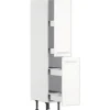 Optifit Apothekerschrank Bengt932 BxTxH 30 x 58,4 x 176,6 cm weiß matt zerlegt KFBE MHFZ306-8+