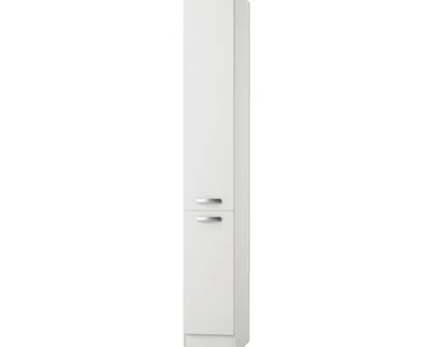 Optifit Apothekerschrank Lagos286 BxTxH 30 x 57,1 x 206,8 cm weiß glänzend zerlegt Anschlag reversibel KULG HFZ306-9+