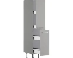 Optifit Apothekerschrank Mats825 BxTxH 30 x 58,4 x 176,6 cm basaltgrau matt zerlegt KFMA MHFZ306-8+