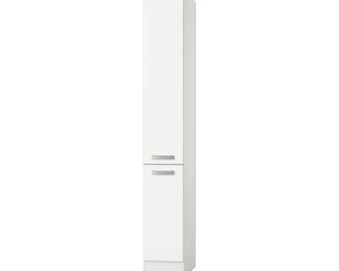 Optifit Apothekerschrank Oslo214 BxTxH 30 x 57,1 x 206,8 cm weiß matt zerlegt KUOS HFZ306-9+