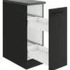 Optifit Auszugunterschrank Madrid420 BxTxH 30 x 60 x 84,8 cm anthrazit matt zerlegt KUMA UAFZ306-9+