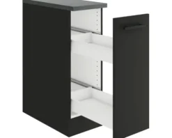 Optifit Auszugunterschrank Madrid420 BxTxH 30 x 60 x 84,8 cm anthrazit matt zerlegt KUMA UAFZ306-9+