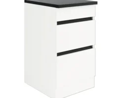 Optifit Auszugunterschrank Luca932 BxTxH 50 x 60 x 88 cm weiß matt zerlegt KLLU U536-0+