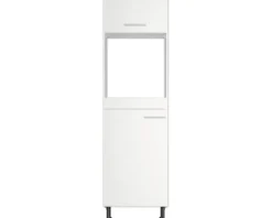 Optifit Backofen/Kühlumbauschrank für 88er Einbaukühlschrank Bengt932 BxTxH 60 x 58,4 x 211,8 cm weiß matt zerlegt Anschlag reversibel KFBE HOMK660-8+