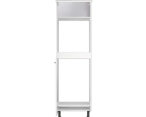Optifit Backofen/Kühlumbauschrank für 88er Einbaukühlschrank Bengt932 BxTxH 60 x 58,4 x 211,8 cm weiß matt zerlegt Anschlag reversibel KFBE HOMK660-8+