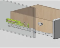 OPTIFIT Einzugsdämpfer für Schubkästen und Auszüge OPTIkult