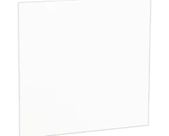Optifit Geschirrspülerblende für teilintegrierten Geschirrspüler Bengt932 BxTxH 59,6 x 1,6 x 57,2 cm weiß matt zerlegt Anschlag reversibel KFBE T606-8+