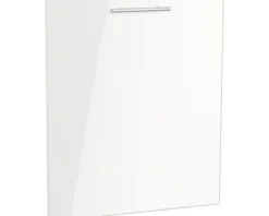 Optifit Geschirrspülerblende für vollintegrierte Geschirrspüler Rurik986 BxTxH 59,6 x 1,6 x 70 cm weiß glänzend zerlegt KFRU TL606-8+