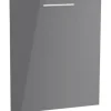 Optifit Geschirrspülerblende für vollintegrierte Geschirrspüler Jonte984 BxTxH 59,6 x 1,6 x 70 cm anthrazit glänzend zerlegt KFJO TL606-8+