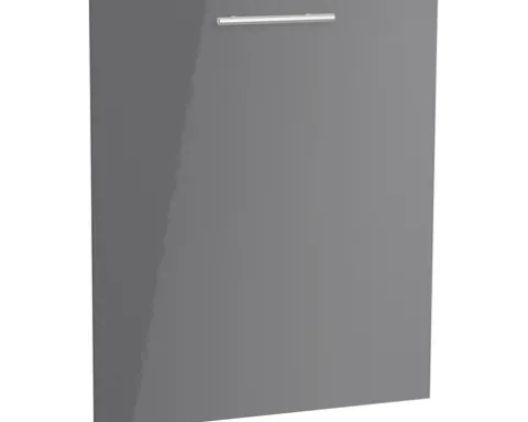 Optifit Geschirrspülerblende für vollintegrierte Geschirrspüler Jonte984 BxTxH 59,6 x 1,6 x 70 cm anthrazit glänzend zerlegt KFJO TL606-8+
