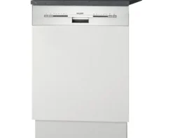 Optifit Geschirrspülerblende für teilintegrierten Geschirrspüler Geschirrspülerblende inkl Sockelleiste und Arbeitsplatte Lagos286 BxTxH 59,6 x 1,6 x 57,2 cm weiß glänzend zerlegt Anschlag reversibel KULG T606APL-9+