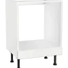Optifit Herdumbauschrank Arvid986 BxTxH 60 x 58,4 x 87 cm weiß glänzend zerlegt KFAV U634-8+
