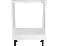 Optifit Herdumbauschrank Arvid986 BxTxH 60 x 58,4 x 87 cm weiß glänzend zerlegt KFAV U634-8+