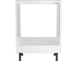 Optifit Herdumbauschrank Bengt932 BxTxH 60 x 58,4 x 87 cm weiß matt zerlegt Anschlag reversibel KFBE U634-8+