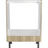 Optifit Herdumbauschrank Erik290 BxTxH 60 x 58,4 x 87 cm wildeiche strukturiert matt zerlegt KFER U634-8+