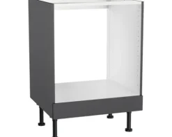 Optifit Herdumbauschrank Ingvar420 BxTxH 60 x 58,4 x 87 cm anthrazit matt zerlegt KFIN U634-8+