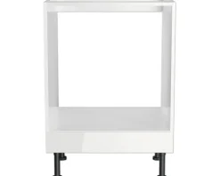 Optifit Herdumbauschrank Rurik986 BxTxH 60 x 58,4 x 87 cm weiß glänzend zerlegt KFRU U634-8+