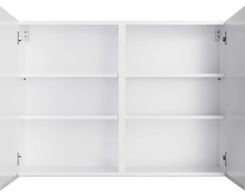 Optifit Hängeschrank Arvid986 BxTxH 100 x 34,9 x 70,4 cm weiß glänzend zerlegt KFAV OM106-8+