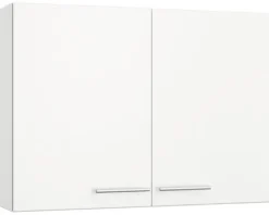 Optifit Hängeschrank Bengt932 BxTxH 100 x 34,9 x 70,4 cm weiß matt zerlegt Anschlag reversibel KFBE OM106-8+