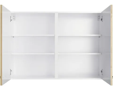 Optifit Hängeschrank Erik290 BxTxH 100 x 34,9 x 70,4 cm wildeiche strukturiert matt zerlegt KFER OM106-8+