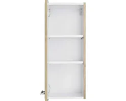 Optifit Hängeschrank Erik290 BxTxH 30 x 34,9 x 70,4 cm wildeiche strukturiert matt zerlegt Anschlag reversibel KFER OM306-8+
