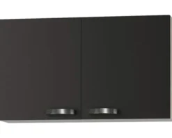 Optifit Hängeschrank Faro220 BxTxH 100 x 34,6 x 57,6 cm anthrazit matt zerlegt Anschlag reversibel KUFR O106-9+