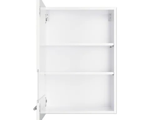 Optifit Hängeschrank mit Glastür Bengt932 BxTxH 50 x 34,9 x 70,4 cm weiß matt zerlegt Anschlag reversibel KFBE OGMH556-8+