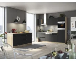 Optifit Hängeschrank Noah420 BxTxH 40 x 34,6 x 57,6 cm anthrazit matt zerlegt Anschlag reversibel KLNO O406-0+