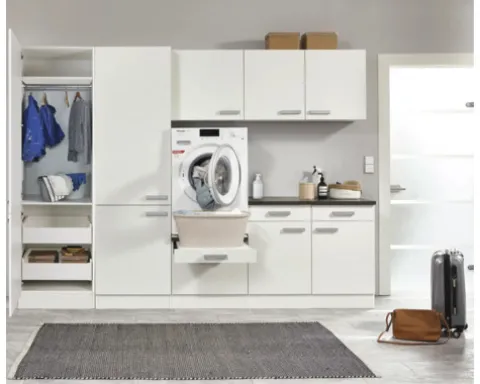 Optifit Hängeschrank Salo214 BxTxH 50 x 34,6 x 89,6 cm weiß matt zerlegt Anschlag reversibel HWSA OLR506-7+