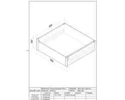 OPTIFIT Innenschubkasten 60 cm