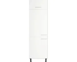 Optifit Kühlumbauschrank für 88er Einbaukühlschrank Bengt932 BxTxH 60 x 58,4 x 211,8 cm weiß matt zerlegt Anschlag reversibel KFBE H661-8+