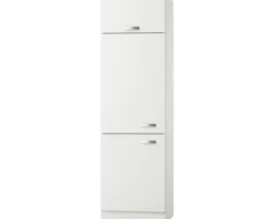 Optifit Kühlumbauschrank für 88er Einbaukühlschrank Lagos286 BxTxH 60 x 57,1 x 206,8 cm weiß glänzend zerlegt Anschlag reversibel KULG H661-9+