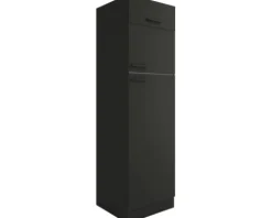 Optifit Kühlumbauschrank für 145er Einbaukühlschrank Madrid420 BxTxH 60 x 57,1 x 206,8 cm anthrazit matt zerlegt Anschlag reversibel KUMA H614-9+