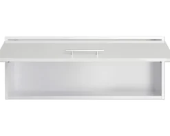 Optifit Klapphängeschrank Rurik986 BxTxH 90 x 34,9 x 35,2 cm weiß glänzend zerlegt KFRU OK935-8+