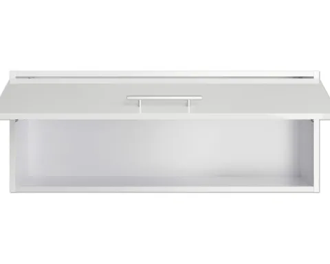Optifit Klapphängeschrank Rurik986 BxTxH 90 x 34,9 x 35,2 cm weiß glänzend zerlegt KFRU OK935-8+