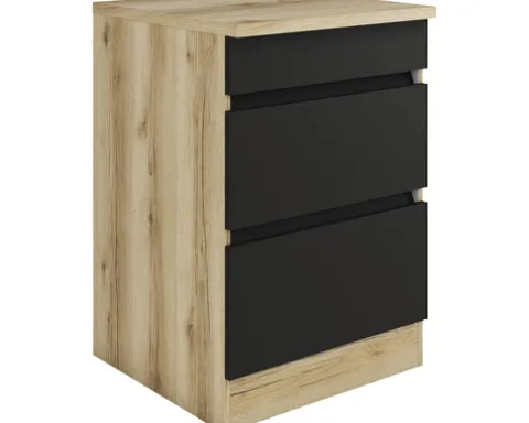 Optifit Kochfeldumbauschrank Noah420 BxTxH 60 x 60 x 88 cm anthrazit matt zerlegt KLNO UC636-0+