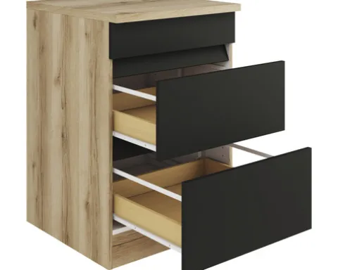 Optifit Kochfeldumbauschrank Noah420 BxTxH 60 x 60 x 88 cm anthrazit matt zerlegt KLNO UC636-0+