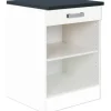 Optifit Regal Salo214 BxTxH 50 x 60 x 84,8 cm weiß matt zerlegt HWSA UR506-7+