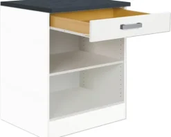 Optifit Regal Salo214 BxTxH 60 x 60 x 84,8 cm weiß matt zerlegt HWSA UR606-7+