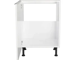 Optifit Spülenschrank Arvid986 BxTxH 60 x 58,4 x 87 cm weiß glänzend zerlegt Anschlag reversibel KFAV SPL606-8+